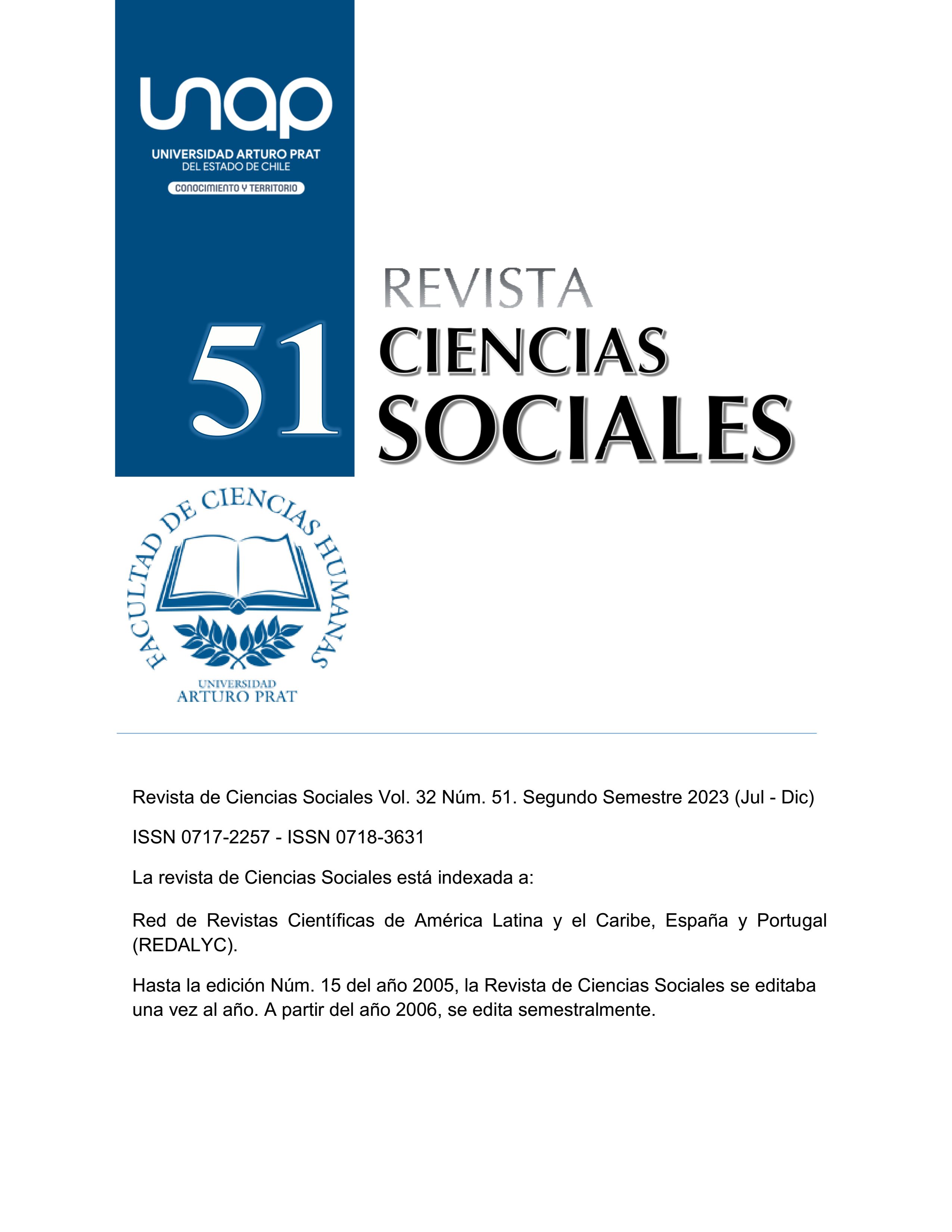 					Ver Vol. 32 Núm. 51 (2023): REVISTA DE CIENCIAS SOCIALES
				